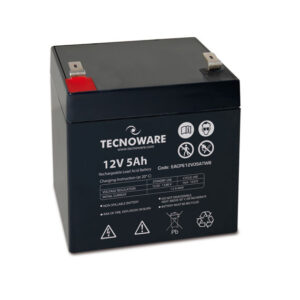 BATTERIA RICARICABILE AL PIOMBO 12 V 5AH (EACPE12V05ATWB) BULK - Fg9 systems