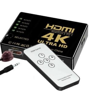 COMMUTATORE SWITCH HDMI 1.4B 5 PORTE ULTRA HD 4K (UH-501) - Fg9 systems