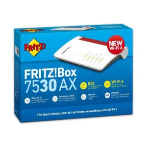 ROUTER ADSL2/VDSL2 FRITZ BOX 7530 AX INTERNATIONAL WIRELESS 6 1800 MBPS (20002944) - Fg9 systems
