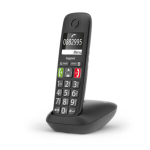 TELEFONO CORDLESS GIGASET LINEA SENIOR E290 NERO (S30852H2901K101) - Fg9 systems