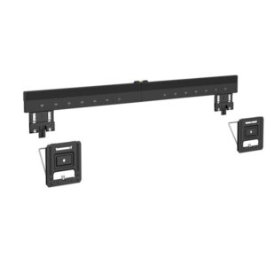 STAFFA BRACCIO SUPPORTO A PARETE (RDM S17) ULTRASLIM PER TV DA 43" A 100" - Fg9 systems