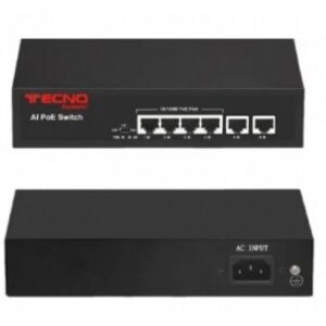 SWITCH RETE 4 PORTE 10/100 TC-P4EH2EH POE (24.710) - Fg9 systems