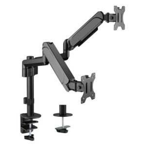 SUPPORTO DA TAVOLO A DOPPIO MONITOR DA 17" A 32" (650133) - Fg9 systems